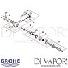 Grohe Avensys Classic Dual Exposed Shower Valve Spares