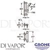 Grohe 34151004 Mixer Spare Diagram