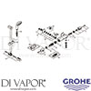 Grohe 34151004 Mixer Spare Tech Diagram