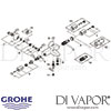 Grohe Grohtherm 1000 Thermostat Bath Shower Mixer Spares