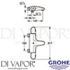 Grohe 34156003 Mixer Spare Diagram