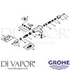 Grohe 34156003 Mixer Spare Tech Diagram