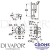 Grohe 34162001 Spare Diagram