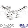 Grohe 34174001 Mixer Spare Tech Diagram