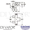 Grohe 34176001 Mixer Spare Diagram