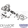 Grohe 34241000 Mixer Spare Tech diagram