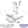 Grohe 34275000 Mixer Spare Tech Diagram