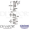 Grohe 34437000 Mixer Spare Diagram