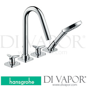 Hansgrohe 34456000 AXOR Citterio M 4-Hole Tile Mounted Bath Mixer with Star Handles and Escutcheons 06/13 - 12/16 Spare Parts