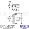 Grohe 34464001 Mixer Spare Diagram