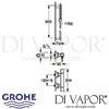 Grohe Grohtherm Cube Shower Set Dimensions