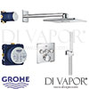 Grohe Grohtherm SmartControl Perfect Shower Set Rainshower Smartactive 310 Cube Spare Parts