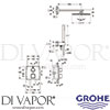 Grohe 34741000 Spare Diagram