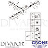 Grohe 34773000 Mixer Spare Tech Diagram