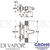 Grohe 34779000 Mixer Spare Diagram