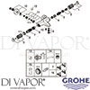 Grohe 34779000 Mixer Spare Tech Diagram