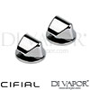 Cifial 34890SY Techno 65 Pair Deck Bath Valves Spare Parts