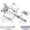 Grohe 34954 Mixer Spare Diagram