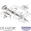 Grohe 35003000 Mixer Spare Diagram