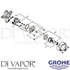 Grohe 35033000 Spare Tech Diagram