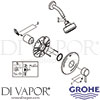 Grohe 35075EN1 Spare Tech Diagram