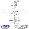 Grohe Grohsafe Exposed Pressure Balanced Shower Valve Dimensions