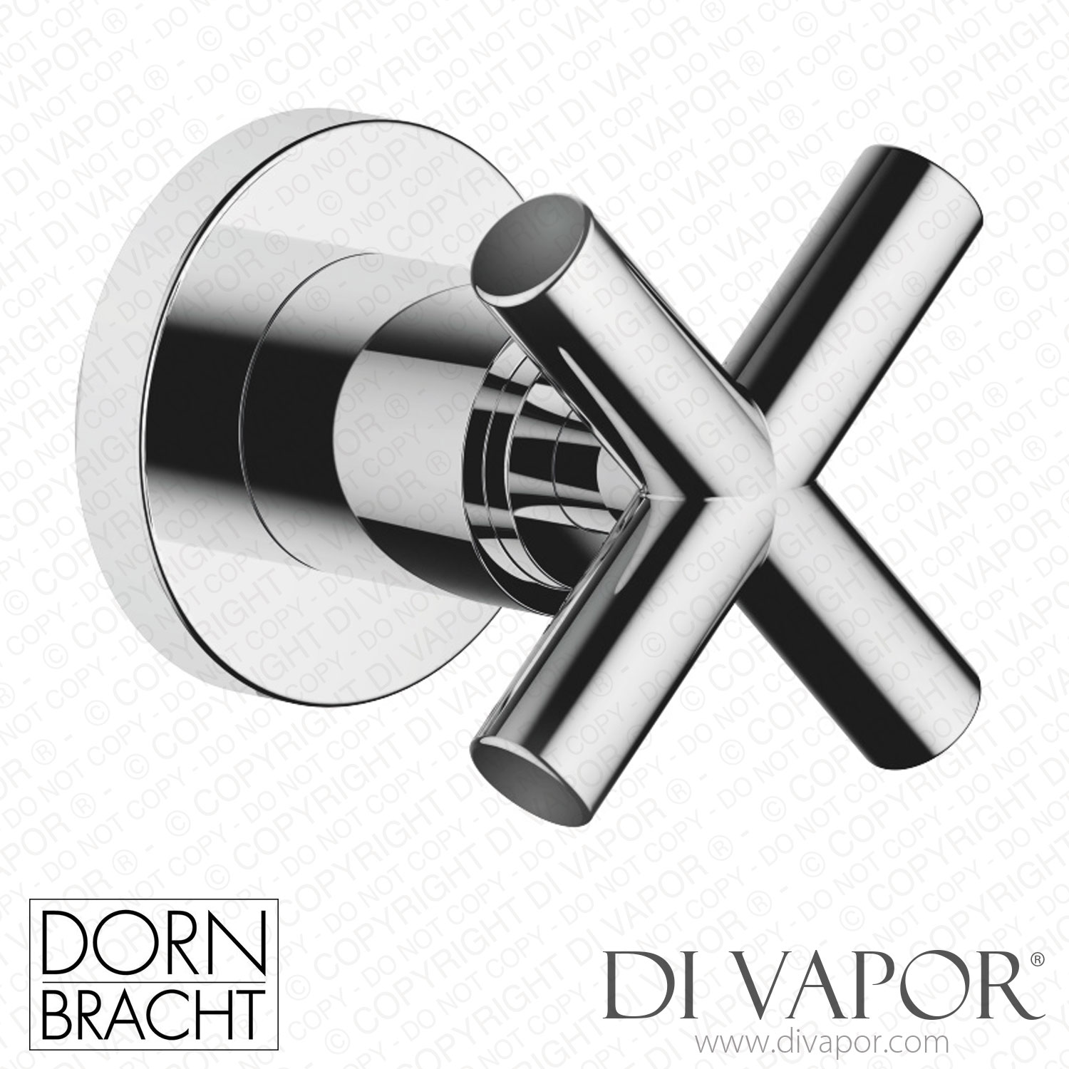 Dornbracht Tara Volume Control Clockwise Closing 3 4 Chrome 36 608   Dornbracht 36 608 892 00 