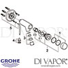 Grohe Controecon Self-Closing Pillar Tap Spares