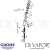 Grohe Contromix Public Self-Closing Basin Mixer Mixing Device Tap Spares