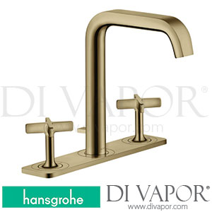 Hansgrohe 36116130 AXOR Citterio E 3-Hole Basin Mixer 170 with Plate and Pop-Up Waste Set 11/16 - 12/19 Spare Parts