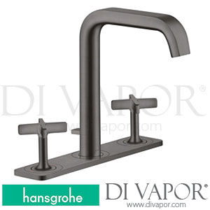 Hansgrohe 36116340 AXOR Citterio E 3-Hole Basin Mixer 170 with Plate and Pop-Up Waste Set >11/16 Spare Parts