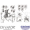 Grohe 36289000 Spare Diagram