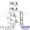 Grohe 36347000 Spare Diagram