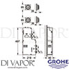 Grohe 36353000 Spare Diagram