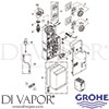 Grohe 36353000 Spare Tech Diagram