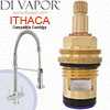 Chrome Effect Kitchen Twin Lever Tap Cold Cartridge