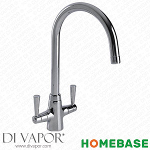 Homebase 368590 Fusion Dual Handle Monobloc Kitchen Tap - Chrome Spare Parts