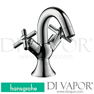 Hansgrohe 37035000 AXOR Terrano 2-Handle Basin Mixer for Hand Basins Dn15 01/10 - 09/10 Spare Parts