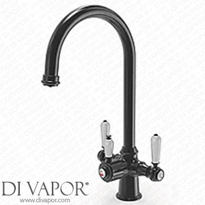 ScrewFix 376RG ETAL Traditional Cruciform 3-in-1 Hot Water Kitchen Tap Matt Black Spare Parts