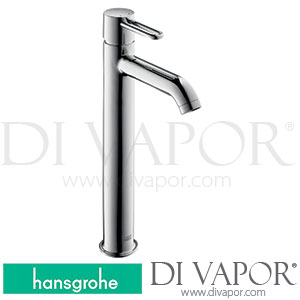 Hansgrohe 38027000 AXOR Uno? Single Lever Basin Mixer 250 without Pull-Rod for Wash Bowls 01/10 - 09/10 Spare Parts