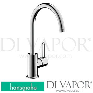 Hansgrohe 38030000 AXOR Uno? Single Lever Basin Mixer 210 with Pop-Up Waste Set and Swivel Spout with 360? Range 01/10 - 09/10 Spare Parts