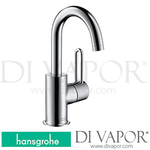 Hansgrohe 38035000 AXOR Uno? Single Lever Basin Mixer 160 with Pop-Up Waste Set and Swivel Spout with 360? Range for Hand Washbasins 01/10 - 09/10 Spare Parts