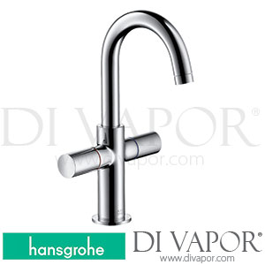 Hansgrohe 38045000 AXOR Uno? 2-Handle Basin Mixer 170 with Pop-Up Waste Set and Swivel Spout with 360? Range for Hand Washbasins 10/10 - 07/14 Spare Parts