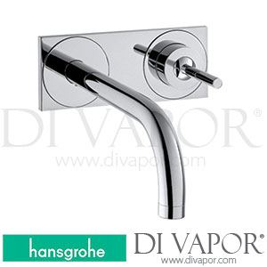 Hansgrohe 38112000 AXOR Uno Single Lever Basin Mixer for Concealed Installation Wall-Mounted with Spout 165 Mm and Plate 06/03 - 12/09 Spare Parts