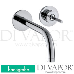 Hansgrohe 38113000 AXOR Uno Single Lever Basin Mixer for Concealed Installation Wall-Mounted with Spout 165 Mm and Escutcheons 06/03 - 12/09 Spare Parts