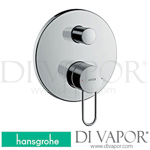 Hansgrohe 38428000 AXOR Uno Single Lever Bath Mixer for Concealed Installation with Loop Handle and Integrated Security Combination According To En1717 >04/17 Spare Parts