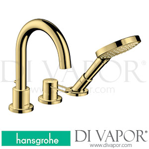 Hansgrohe 38436930 AXOR Uno 3-Hole Rim Mounted Bath Mixer with Loop Handle 04/17 - 12/20 Spare Parts