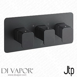 JTP Hix Matt Black Twin Outlet Thermostatic Concealed Shower Valve Horizontal - 38693MB Spare Parts