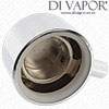 Round Chrome Flow Control Handle Compatible Spare