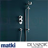 Matki Precis Single Outlet Thermostatic Shower Valve Slide Rail and Single Mode Handset Kit Spare Pa